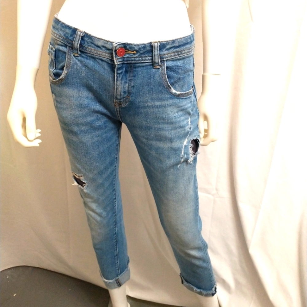 Zara Distressed Skinny Jeans